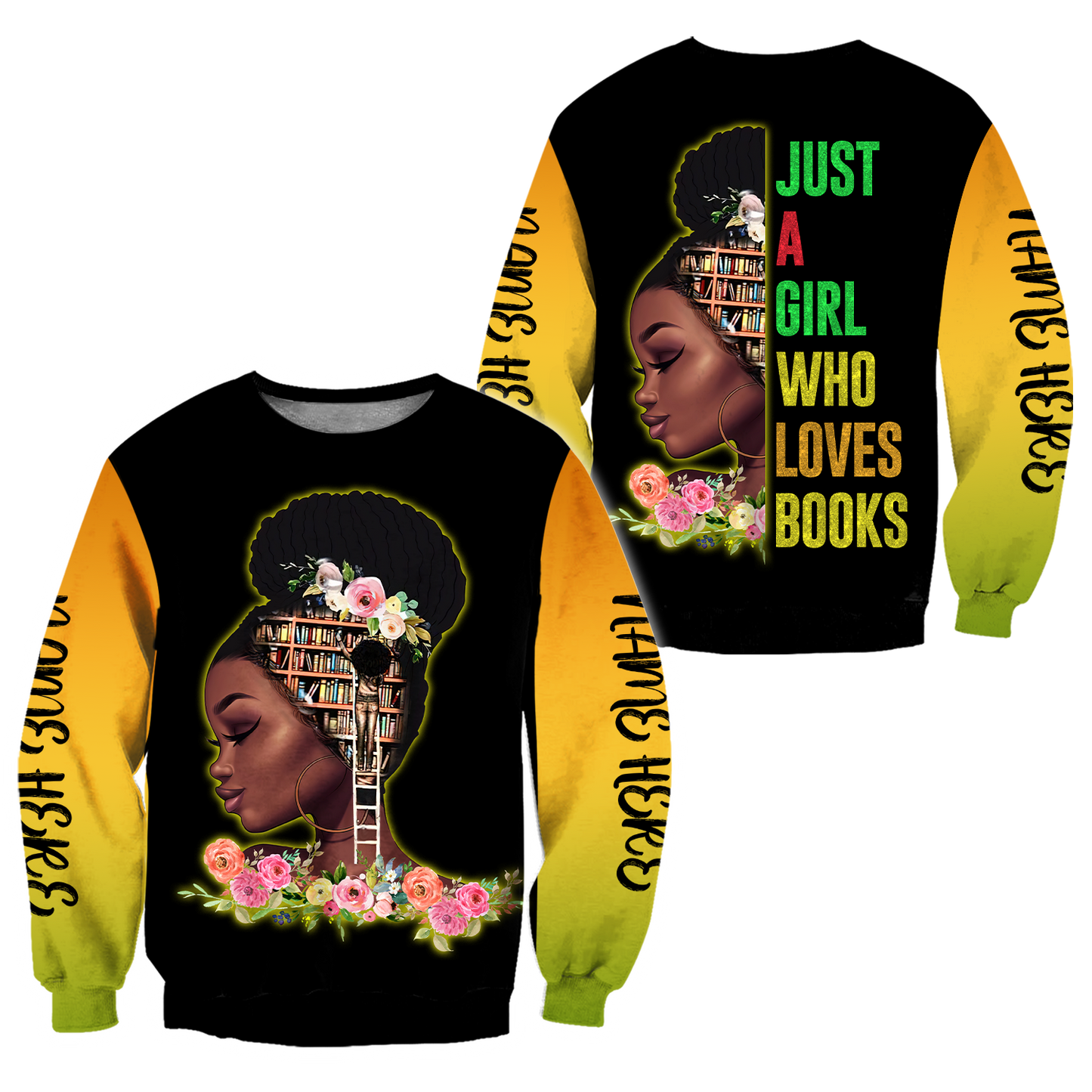 3D All Over Printed Book Lovers  Unisex Shirts SN02022103 Custom Name XT