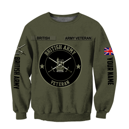 Personalized Name XT Bristish Army  3D All Over Printed Shirts DA10032103