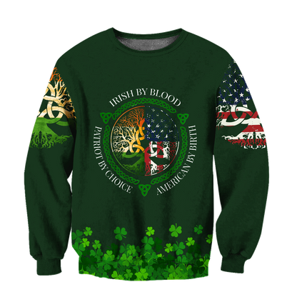 Customize Name Irish Blood Hoodie For Men And Women MH02022101
