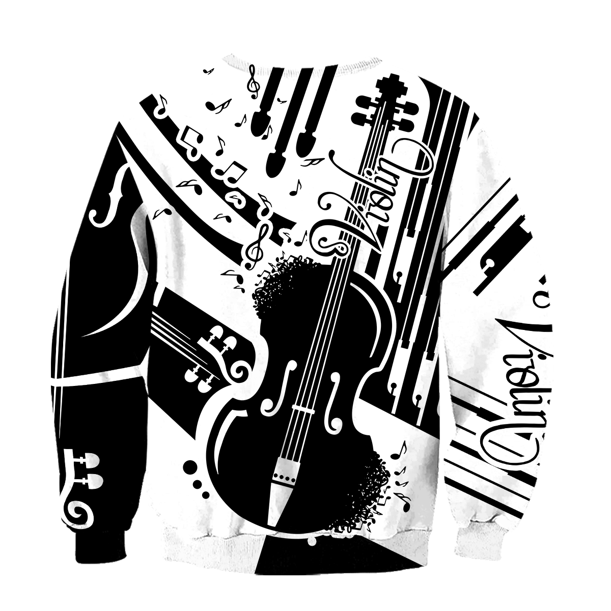 Violin Musical Instrument 3D All Over Printed Hoodie For Men And Women