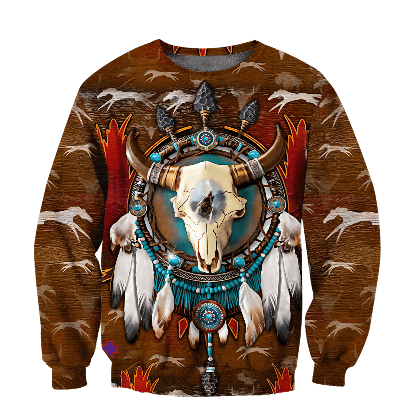 Native American 3D All Over Printed Shirts for Women