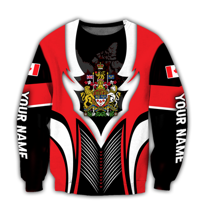 Personalized Name XT Canada Coat of Arm 3D Printed Shirts NTN29032101
