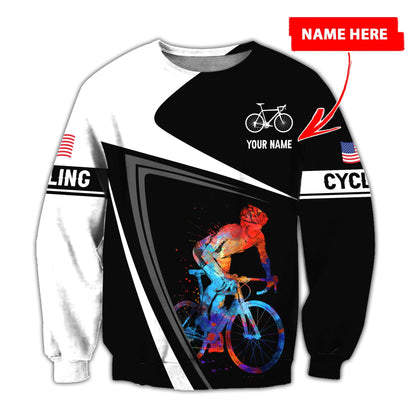 Personalized Cycling 3D All Over Printed Hoodie