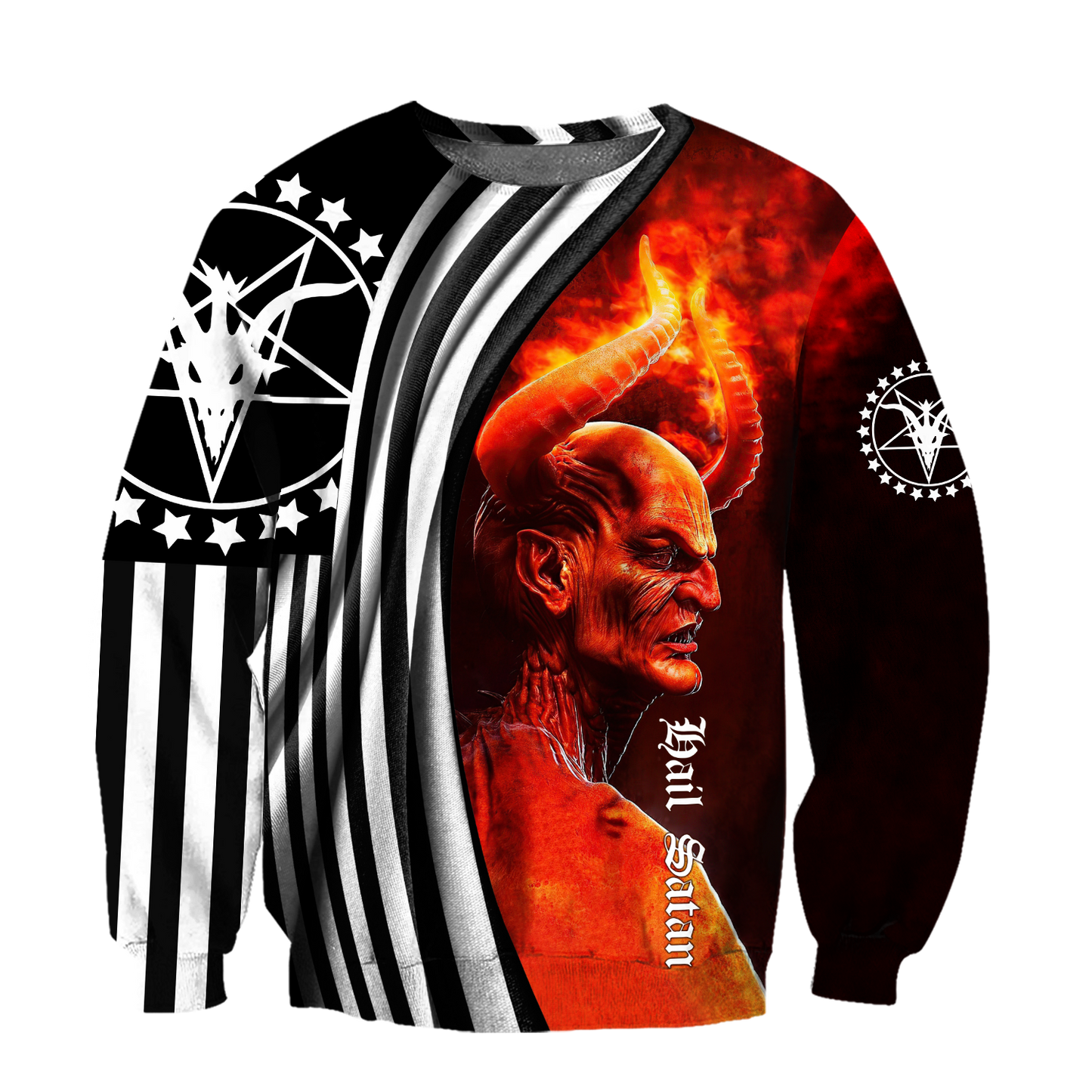3D All Over Printed Satanic Evil Unisex Shirts