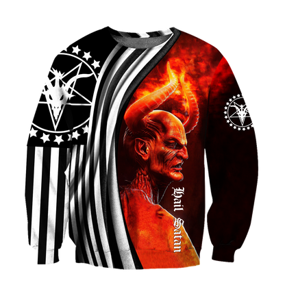 3D All Over Printed Satanic Evil Unisex Shirts