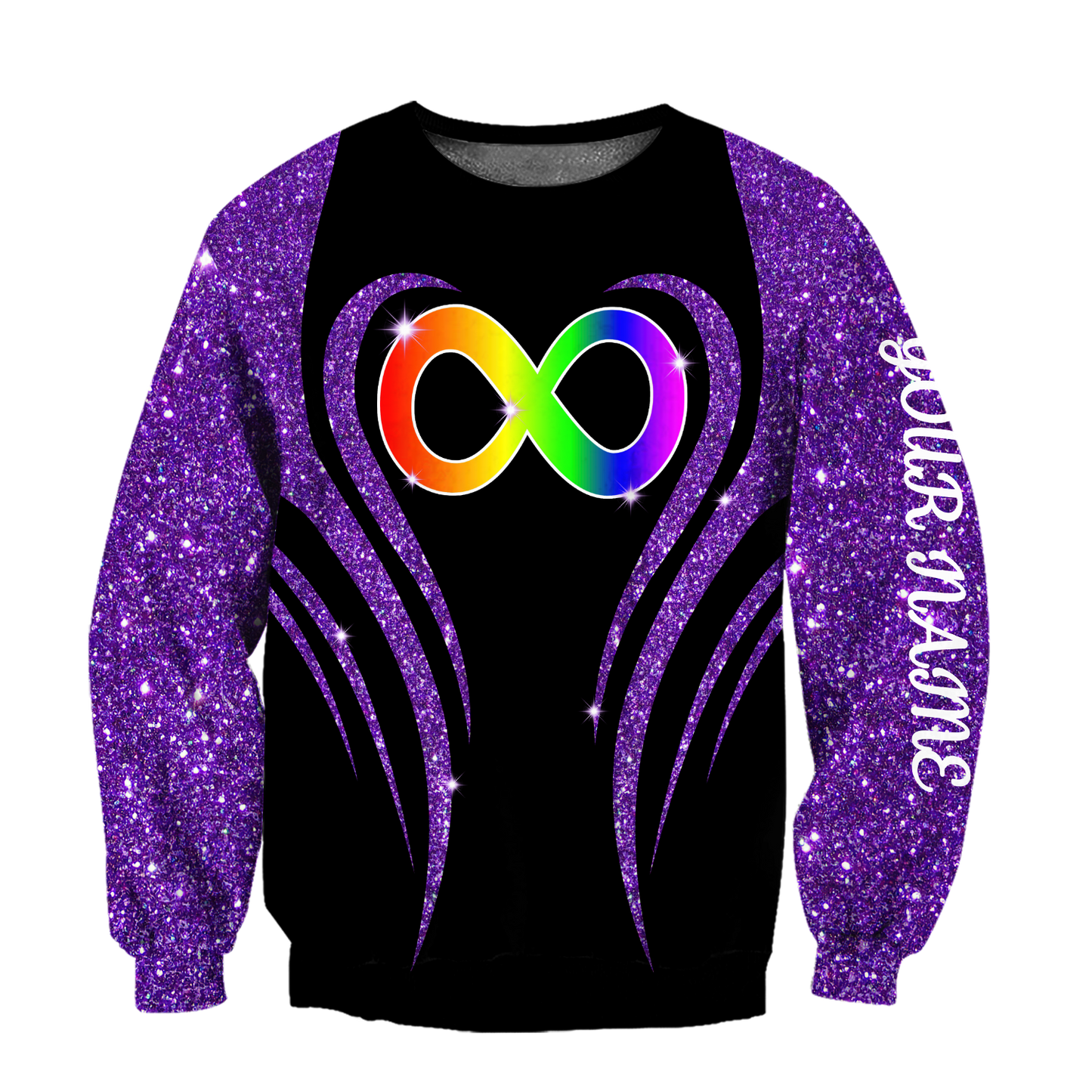 3D All Over Printed Autism Unisex Shirts Custom Name  XT