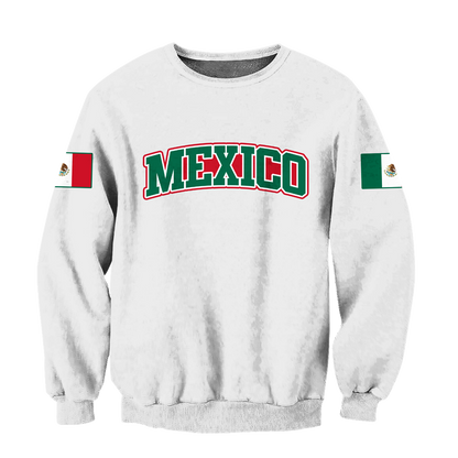Persionalized name Mexico 3D All Over Printed Unisex Hoodie MH03052101