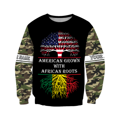 African American Persionalized Your Name 3D All Over Printed Shirts JJ26052105 KT