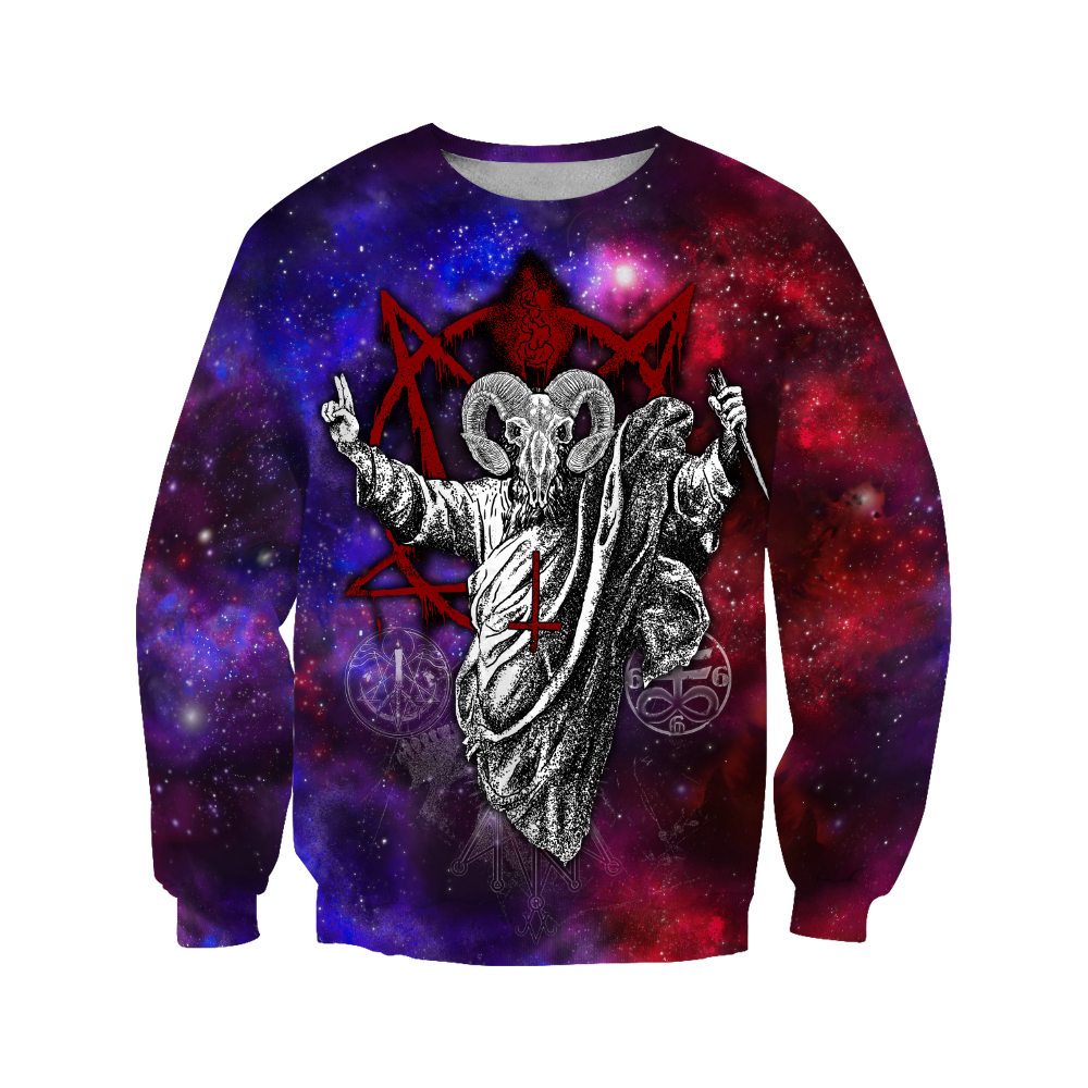 3D All Over Printed Satanic Evil Unisex Shirts JJ04022103