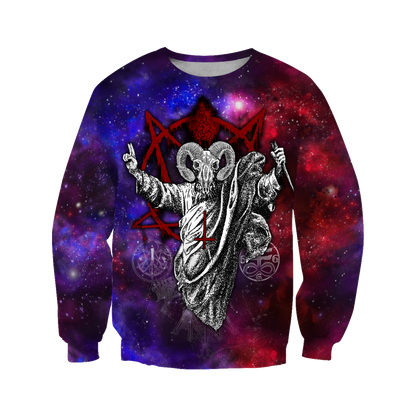 3D All Over Printed Satanic Evil Unisex Shirts JJ04022103