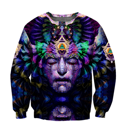 Illuminated 3D All Over Printed Unisex Shirts Psychedelic All Seeing Eyes