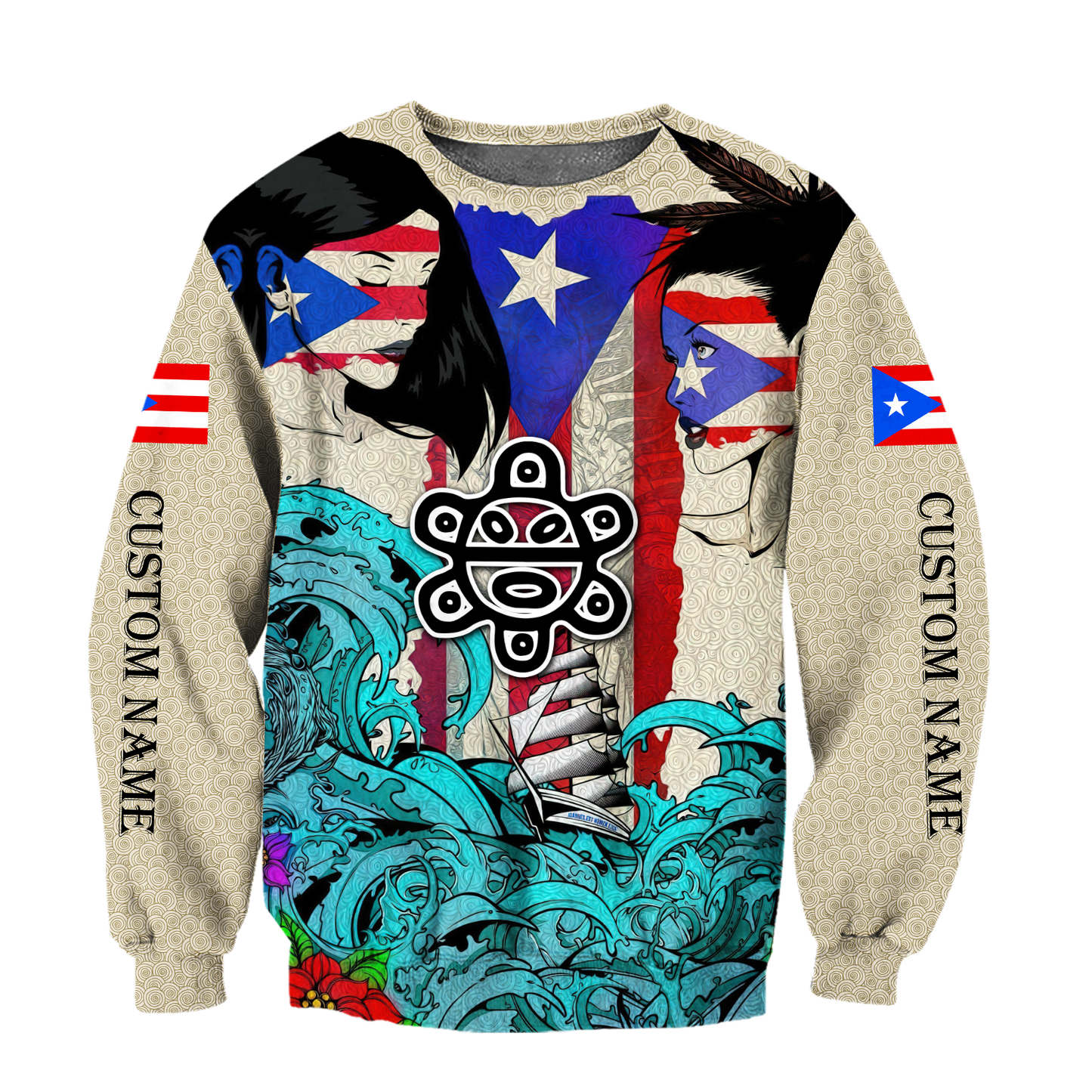 Custom Name Sweet Girls Puerto Rico Hoodie For Men And Women MH16032107