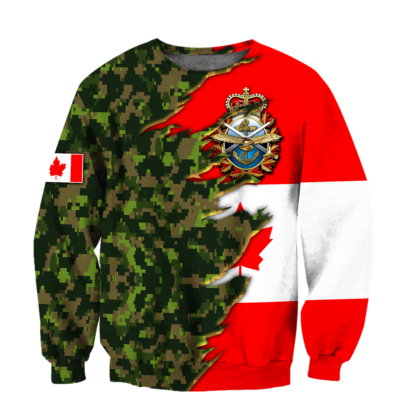 Canadian Veteran 3D All Over Printed Shirts MH08032106