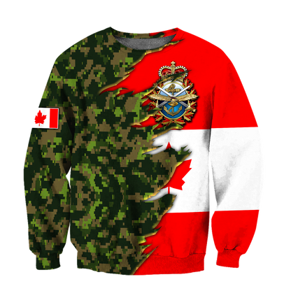 Canadian Veteran 3D All Over Printed Shirts MH08032106