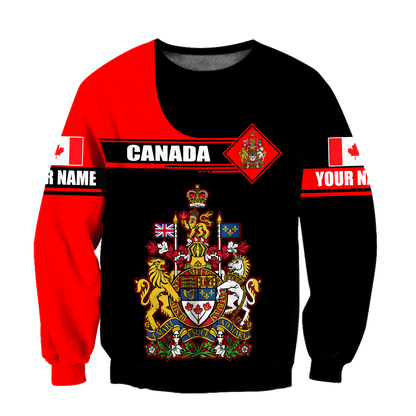 Custom Name XT Canada Day 3D Printed shirts