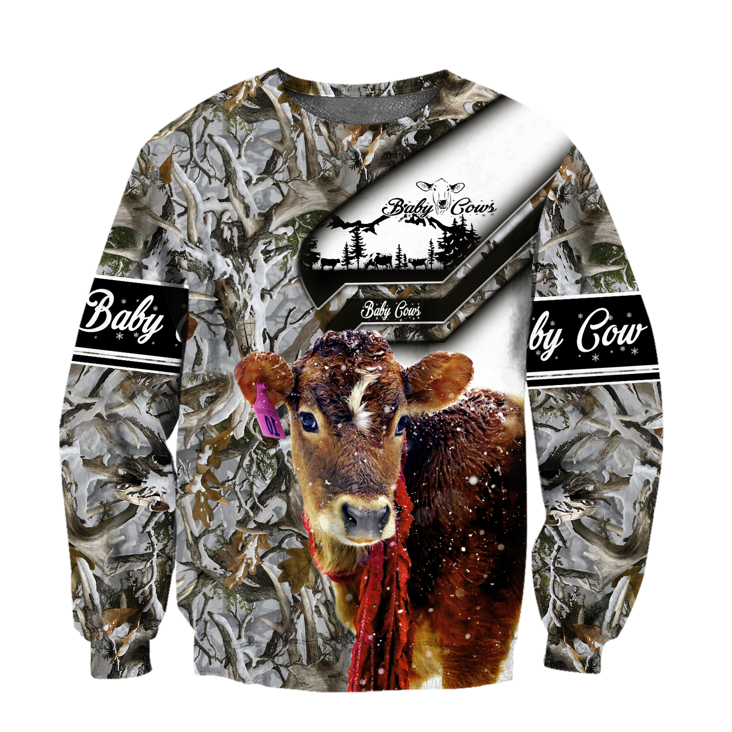 Cow 3d hoodie shirt for men and women DD11182003