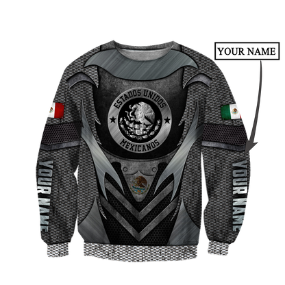 Personalized Mexico 3D All Over Printed Hoodie
