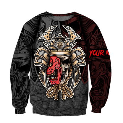 Premium Personalized 3D Printed Oni Samurai Shirts
