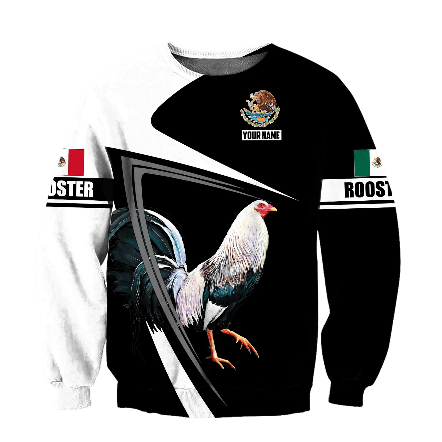 Personalized Mexican Rooster 3D Printed Unisex Shirts DA08052106