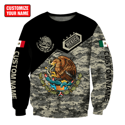 Personalized Name Mexico 3D All Over Printed Unisex Shirts