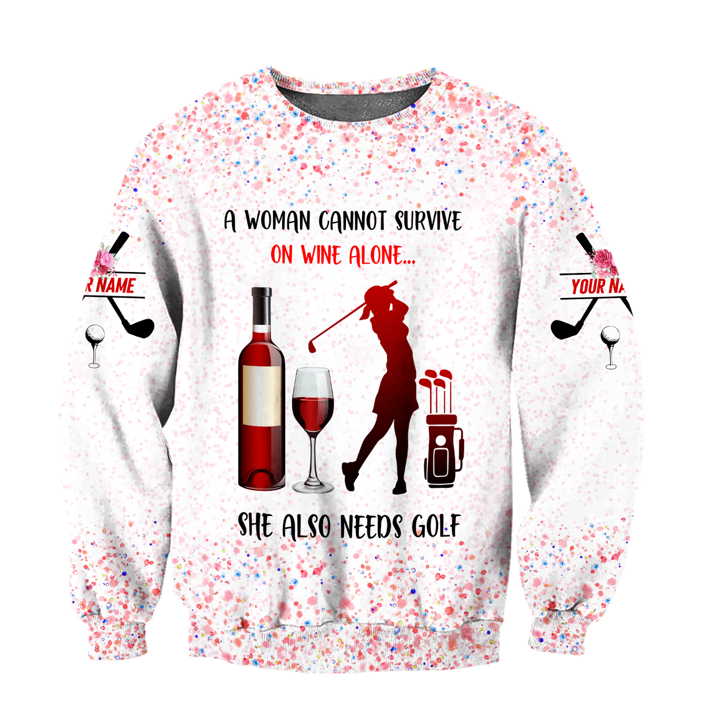 Custom Name XT Golf Lovers 3D Printed shirts MH16042103.S1