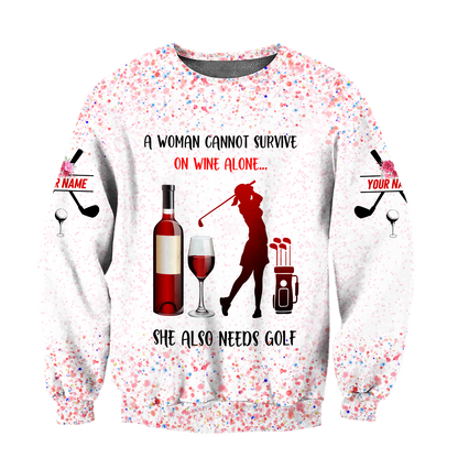 Custom Name XT Golf Lovers 3D Printed shirts MH16042103.S1