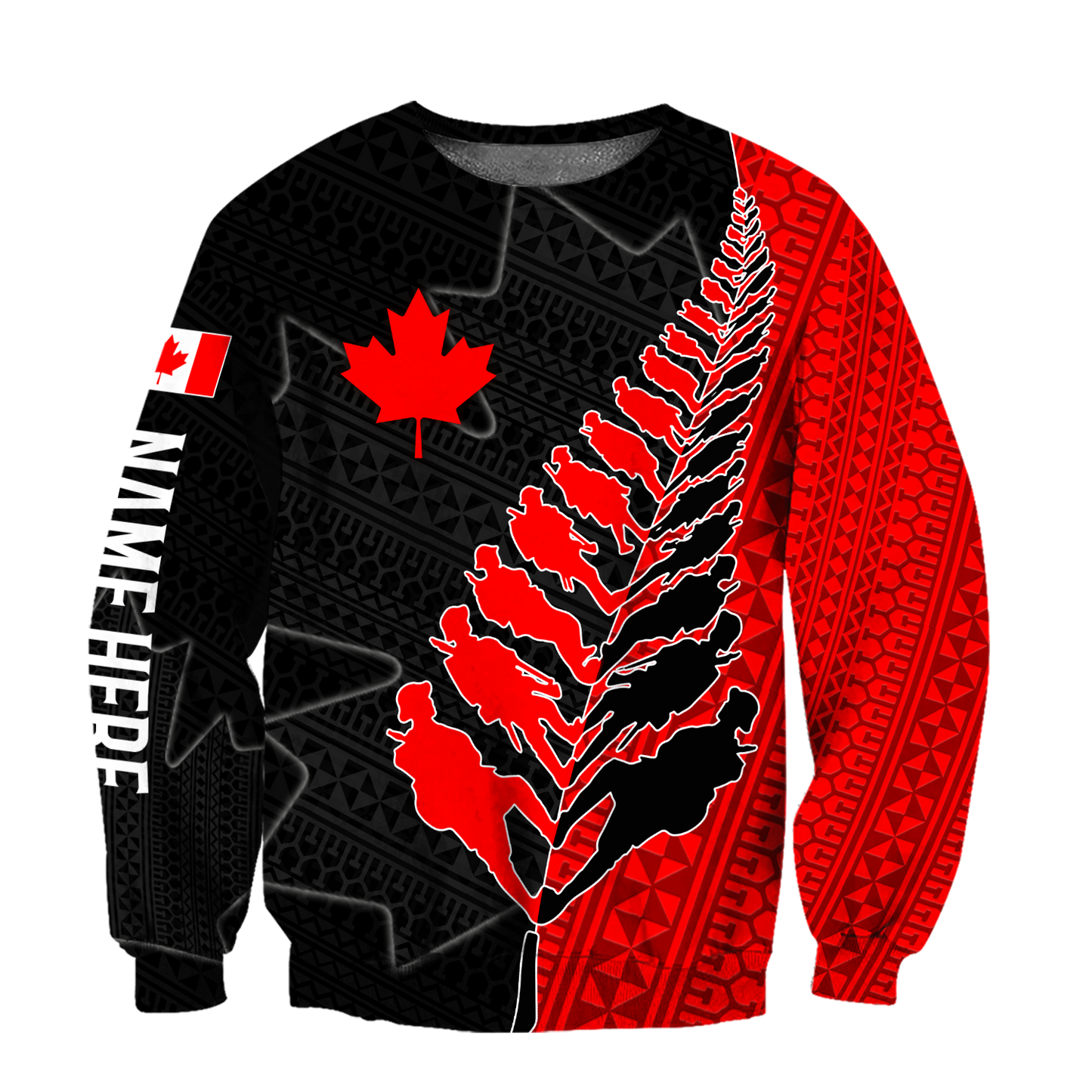 Custom Name XT Canadian Veteran - Remembrance Day 3D Printed Shirts TNA16032103