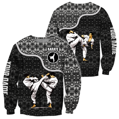 Customize Name Karate Art Hoodie For Men And Women TNA18032106