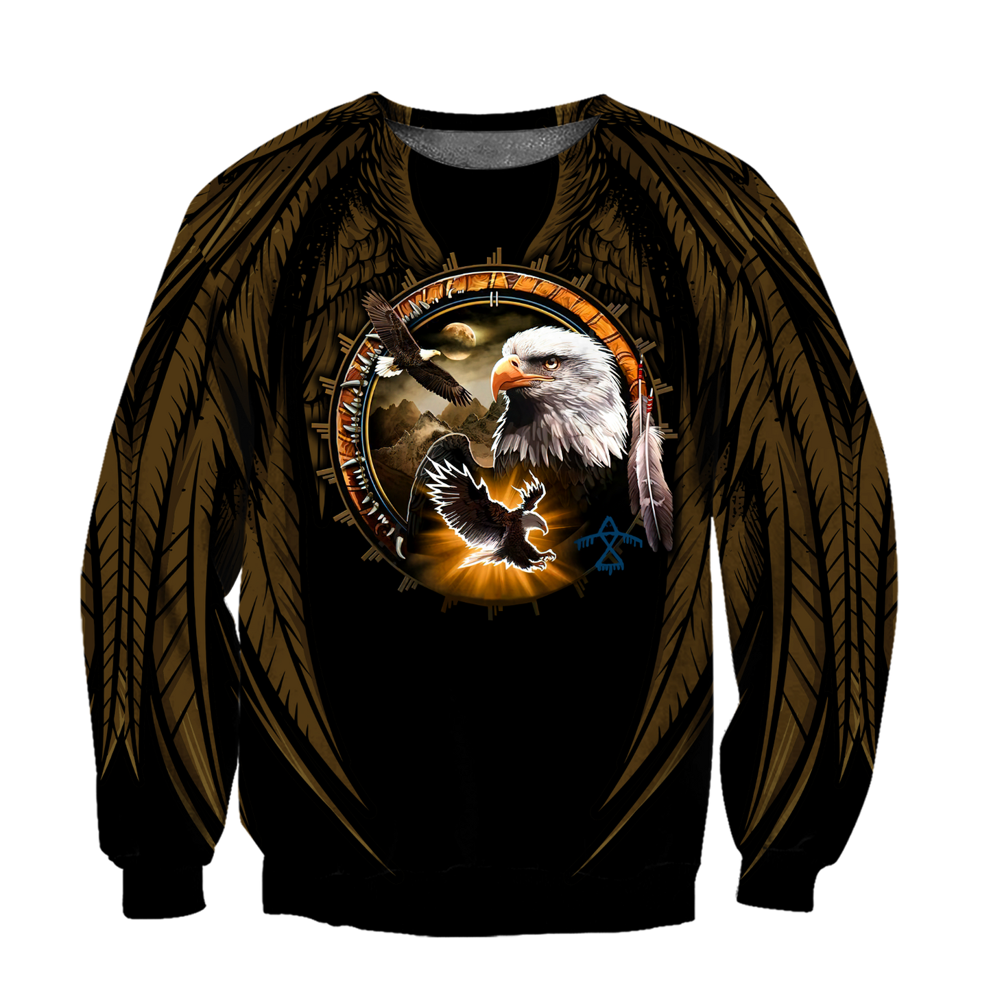 Eagle Native American 3D All Over Printed Unisex Shirts