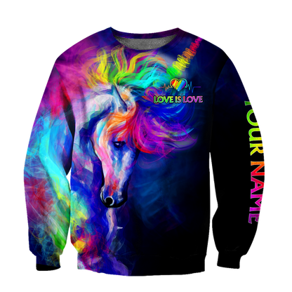 Custom Name XT Love is Love 3D Printed Shirt TNA31052102VH
