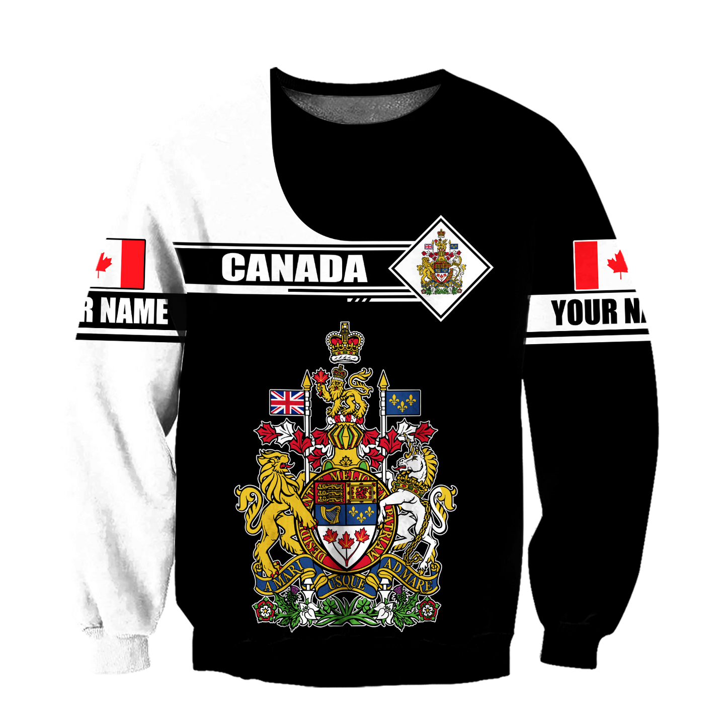 Custom Name XT Canada Day 3D Printed shirts