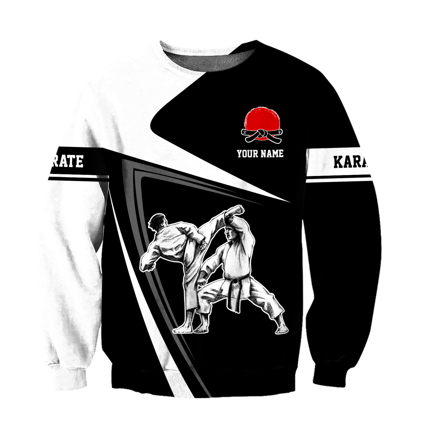 Customize Name Karate Hoodie For Men And Women MH08032104