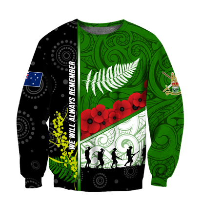 Premium Anzac Day 3D All Over Printed Unisex