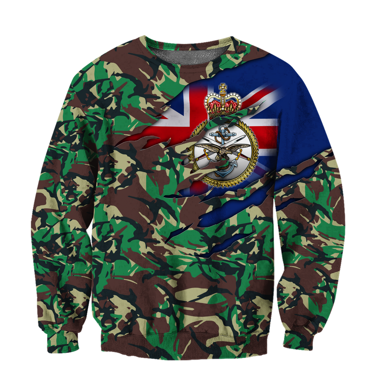 British Veteran 3D Printed shirts