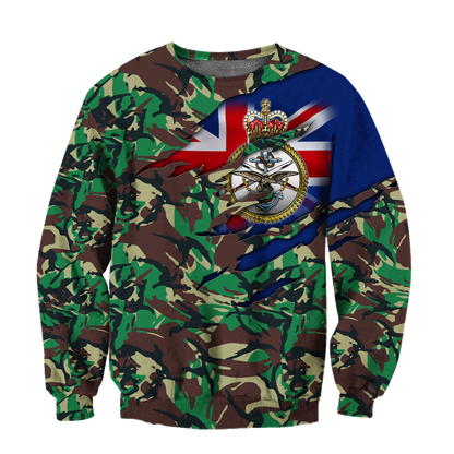 British Veteran 3D Printed shirts