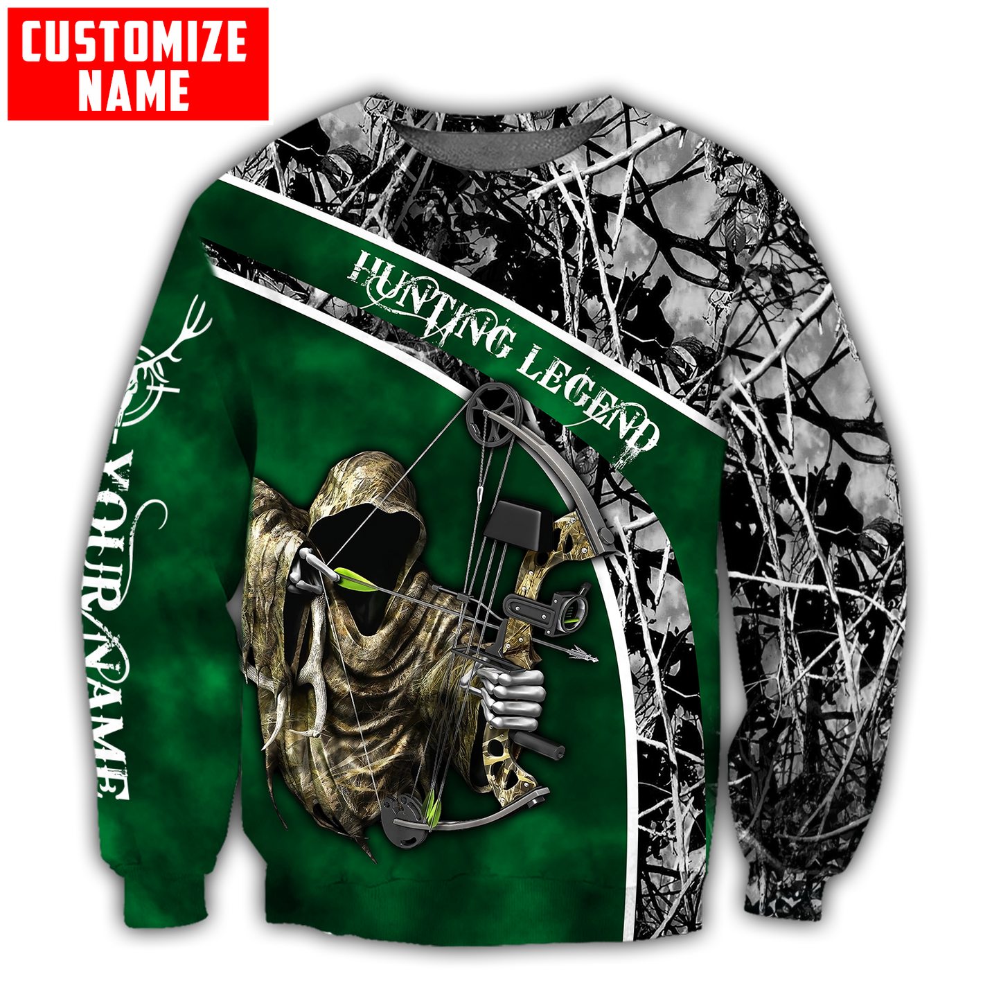 Customized Name Hunting Season 3D All Over Printed Unisex Shirts