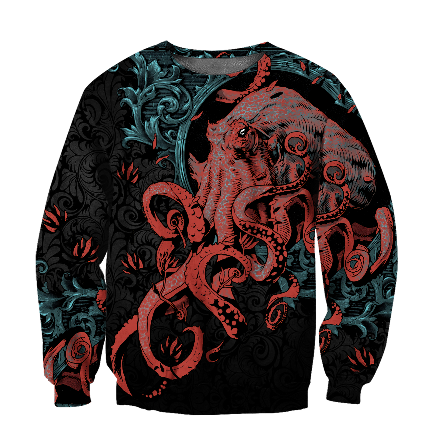 Premium Unisex Hoodie Kraken Gothic Tattoo ML