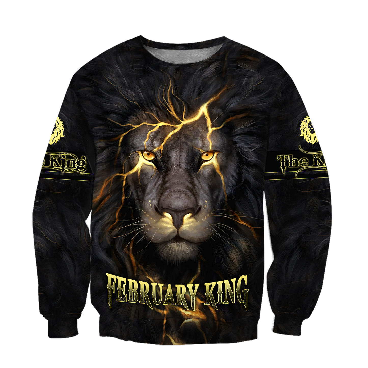February Lion 3D All Over Printed Unisex Shirts