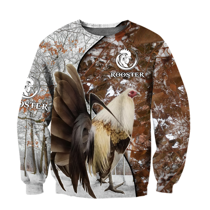 Premium Rooster 3D Printed Unisex Shirts