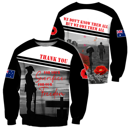 Premium Lest We Forget New Zealand Veteran 3D All Over Printed