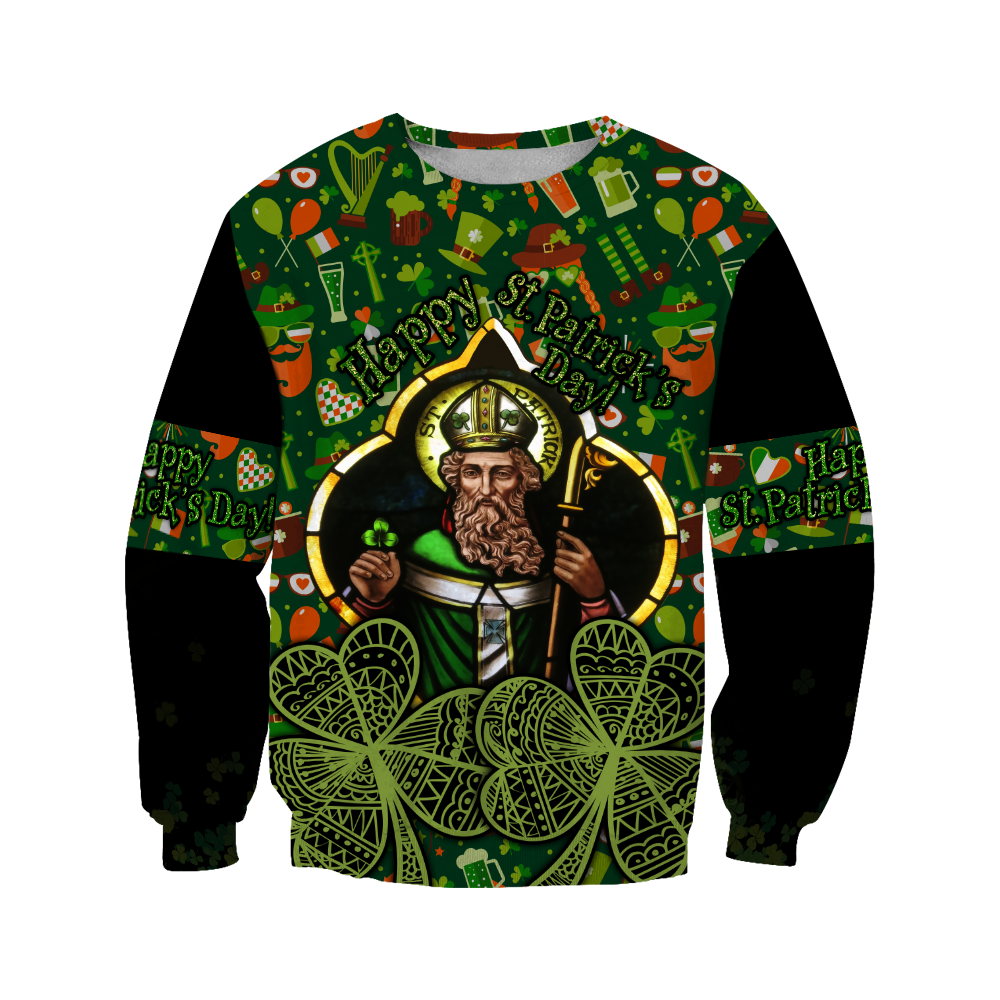 Customize Name Happy Patrick's Day Hoodie For Men And Women JJ02202102