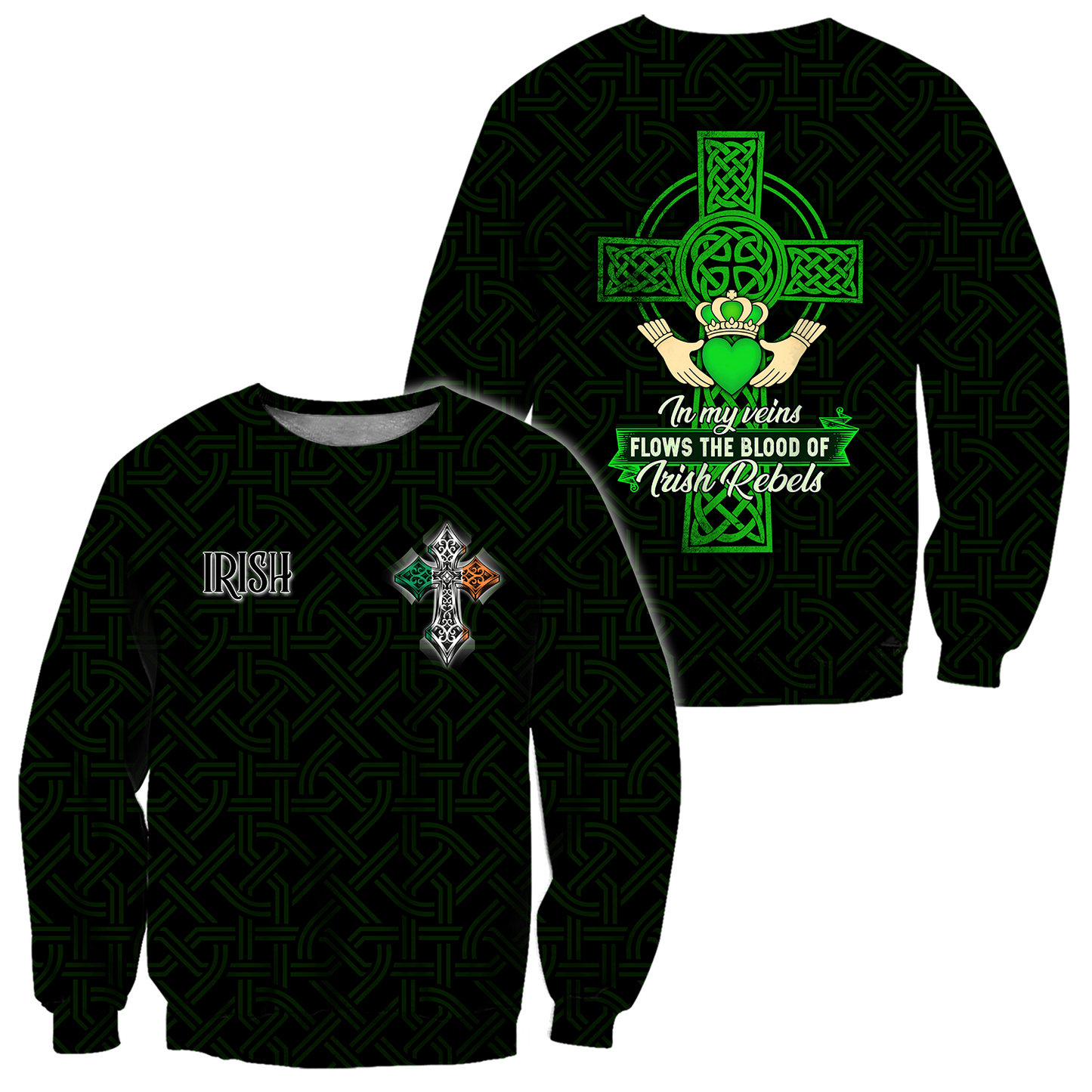 Irish Rebels 3D All Over Printed Shirts For Men and Women