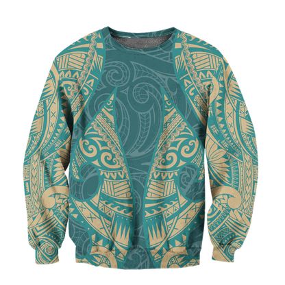 New Zealand Maori Tattoo 3D All Over Printed Unisex Shirts