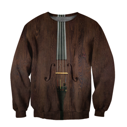 Premium Violin 3D All Over Printed Unisex Shirts
