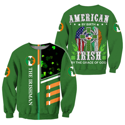3D All Over Printed  Irish- American St Patrick Day Unisex Shirts