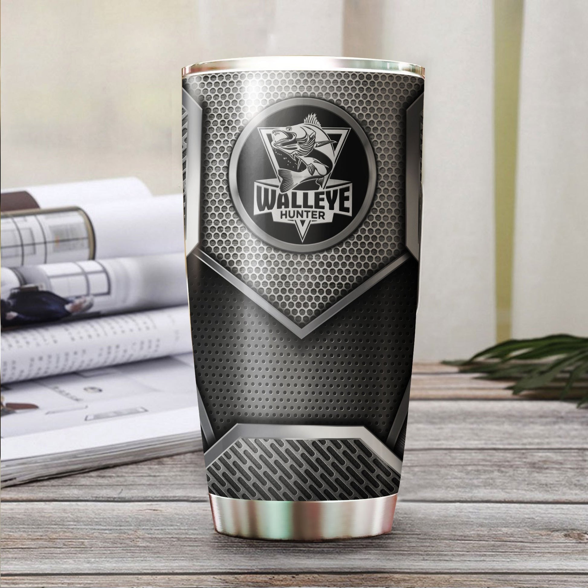 Walleye Fishing Metal Stainless Steel Tumbler 20 Oz HC27504 - Amaze Style™-Tumbler