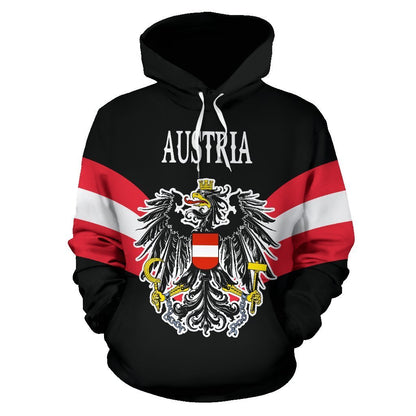 Wings of Austria Hoodie AF-NVD1042-Apparel-Dung Van-Hoodie-S-Vibe Cosy™