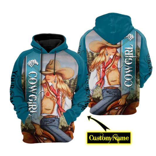 Cow Girl 3D All Over Printed Shirts VP19122007XT
