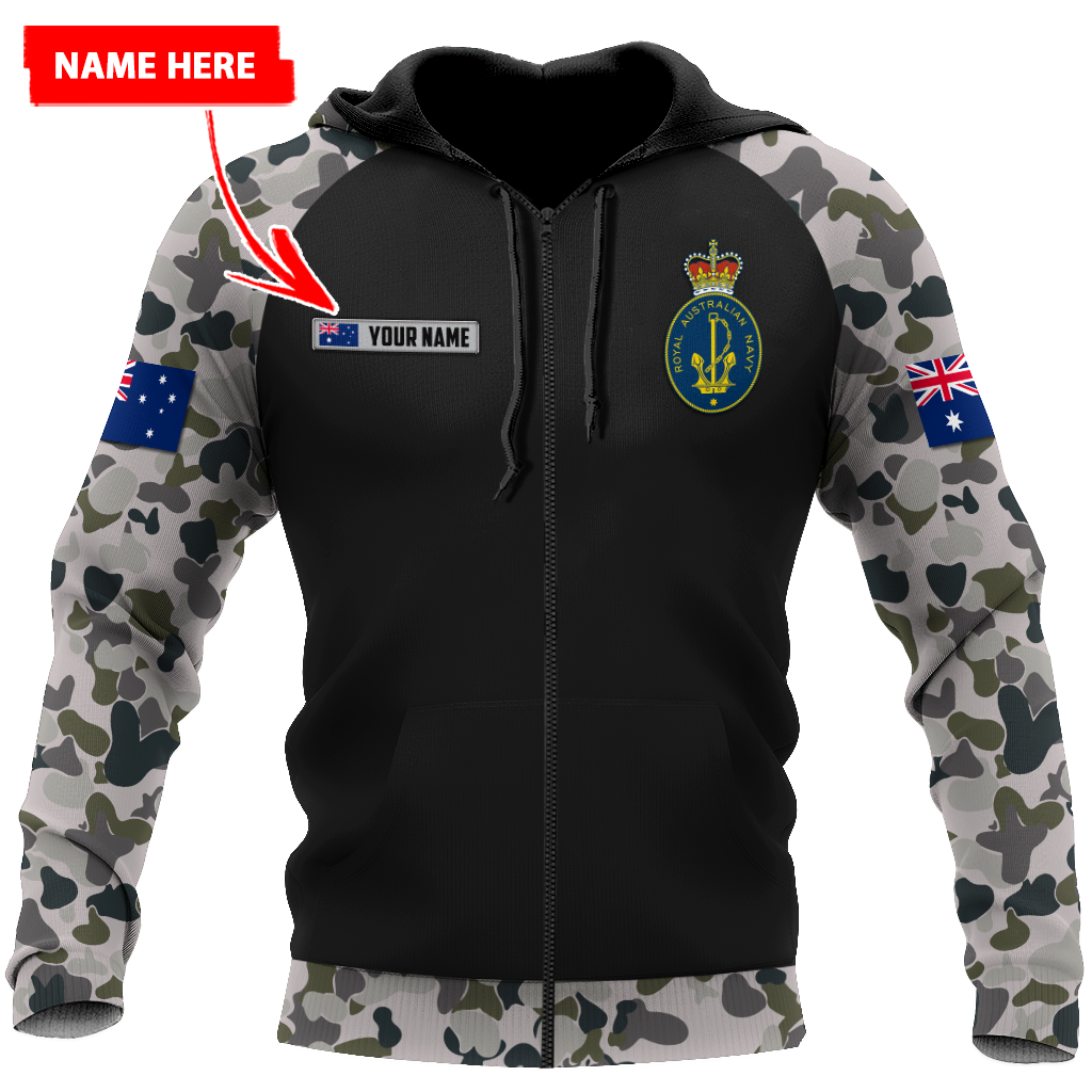 Personalized Royal Australian Navy 3D Printed Unisex Shirts TN PD29032104