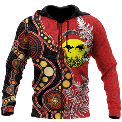 New Zealand Maori And Australia Aboriginal We Are Family 3D Printed Unisex Shirts TN